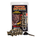 Pepper Defense® Brand Self-Defense Spray | .5 Oz. Unit | Leopard Style Holster