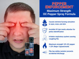 Pepper Enforcement® Splatter Stream Pepper Spray – 9 oz. Canister