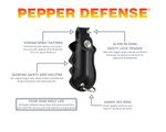 Pepper Defense® 3-in-1® Triple Formula Pepper Spray
