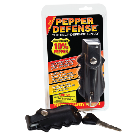 Pepper Defense® Brand Self-Defense Spray | 1/2 oz. Unit | Black Holster