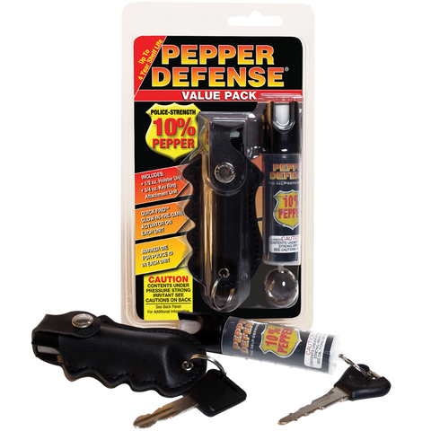  Pepper Enforcement PE1110PF-FT Espray de espuma de pimienta,  paquete de 2 para defensa personal, fórmula de máxima resistencia 10% OC,  seguridad y protección personal de emergencia : Deportes y Actividades al