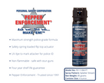 Pepper Enforcement® Splatter Stream Pepper Spray - 4 oz. Flip-Top